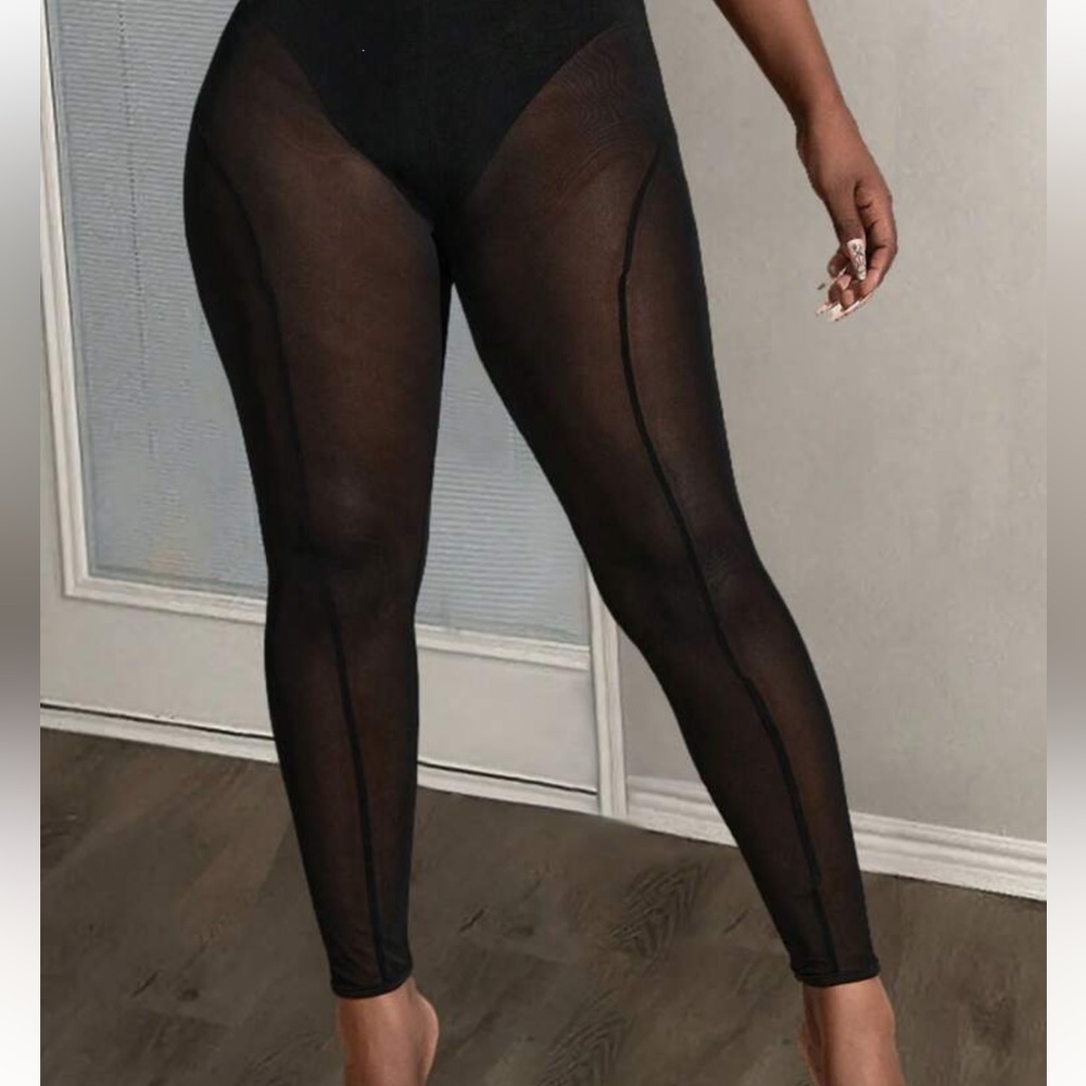 Black High-Waisted Leggings